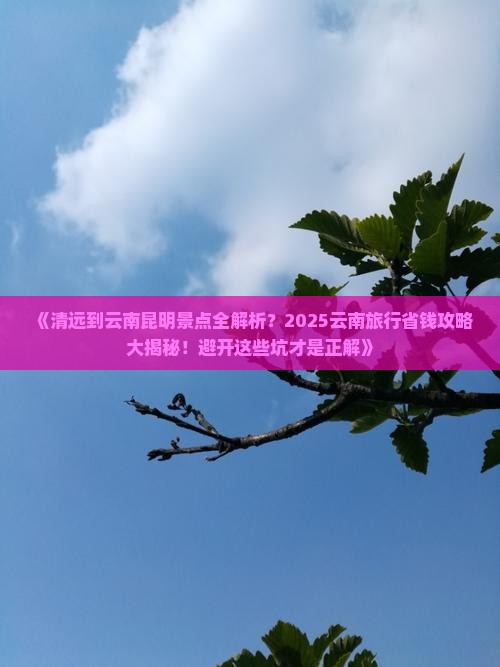 清远到云南昆明景点 清远到云南昆明景点