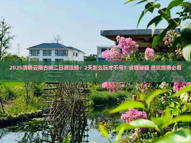 清明节去云南古城二日游