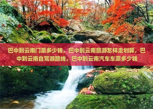 巴中到云南门票
