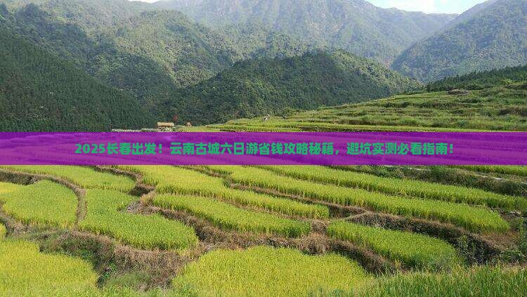 长春去云南古城六日游