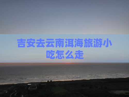 吉安去云南洱海旅游小吃