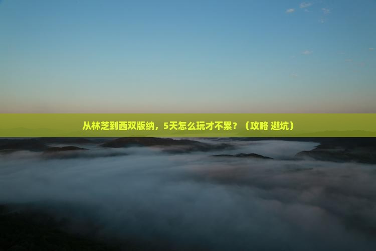 林芝去云南西双版纳景点