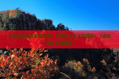 南昌到云南洱海门票