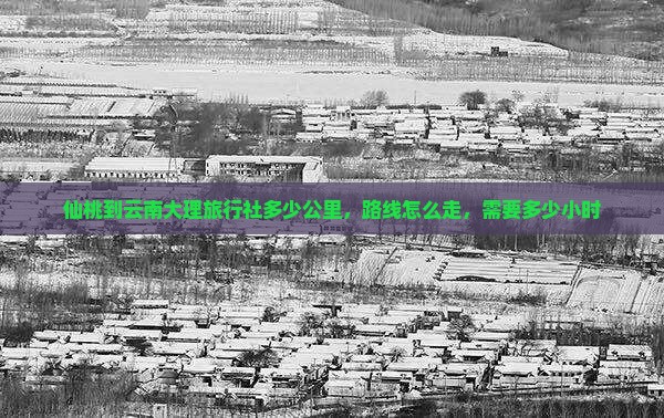 仙桃到云南大理旅行社