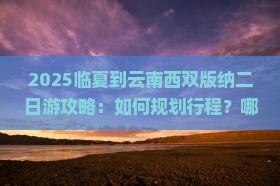 临夏到云南西双版纳二日游