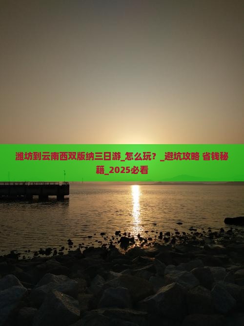 潍坊到云南西双版纳三日游