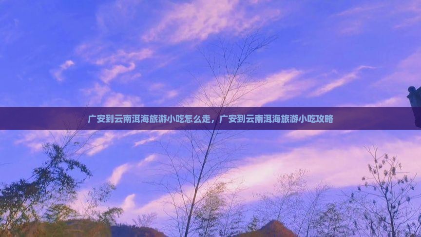广安到云南洱海旅游小吃