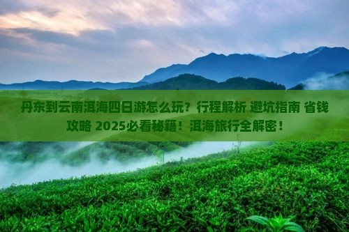 丹东到云南洱海四日游 丹东到云南洱海四日游
