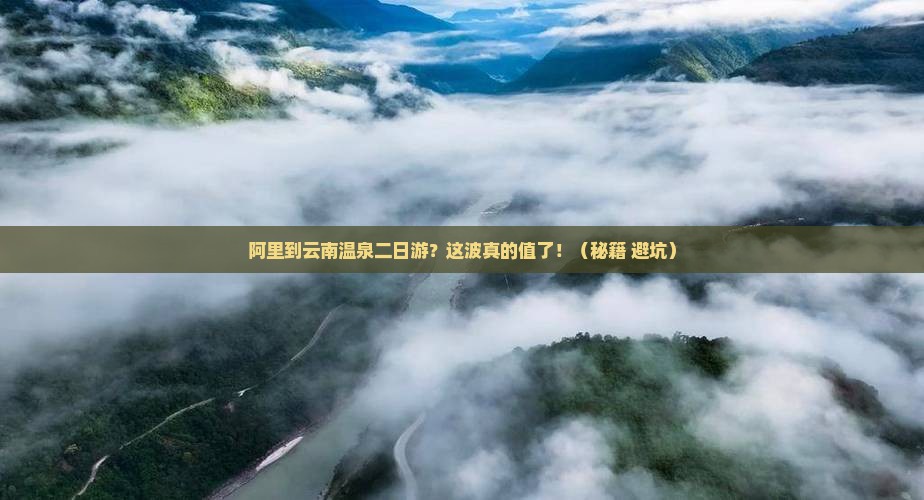 阿里到云南温泉二日游