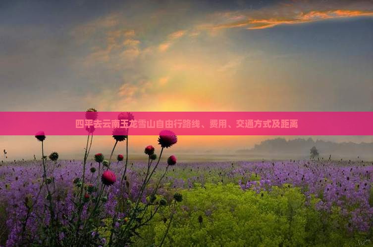 四平去云南玉龙雪山自由行