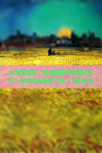 巢湖去云南西双版纳自由行