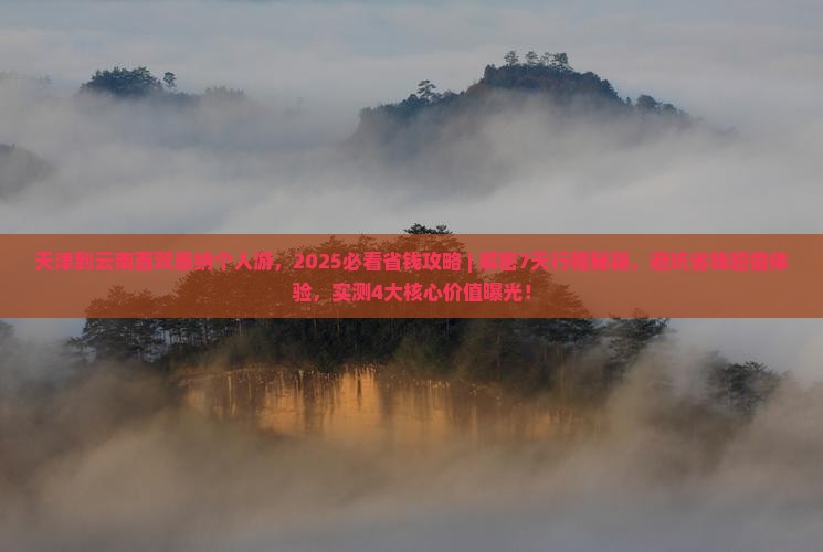 天津到云南西双版纳个人游