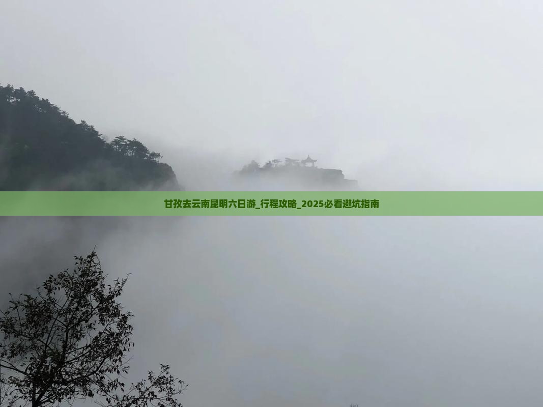 甘孜去云南昆明六日游