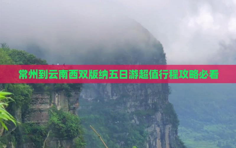 常州到云南西双版纳五日游
