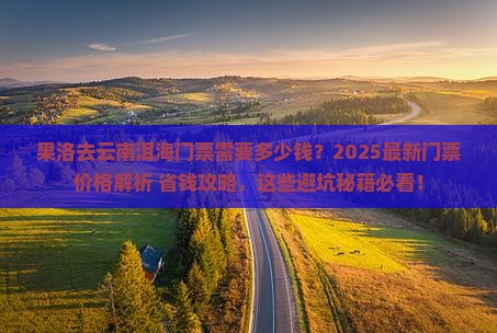果洛去云南洱海门票