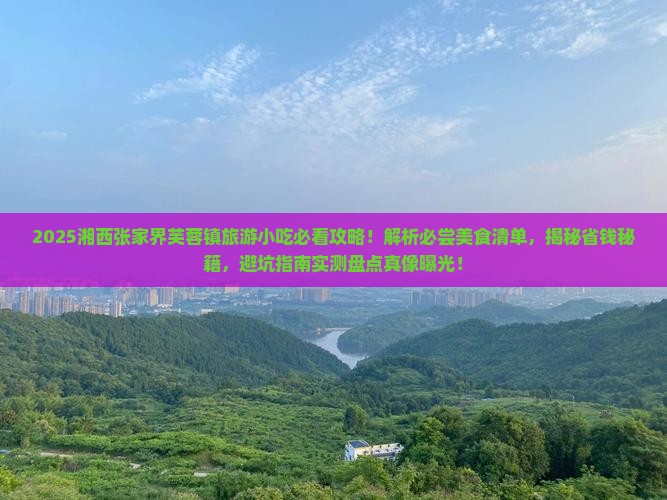 湘西去张家界芙蓉镇旅游小吃