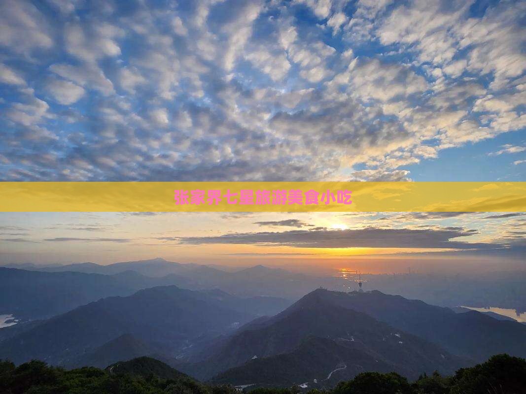 舟山到张家界七星山旅游小吃