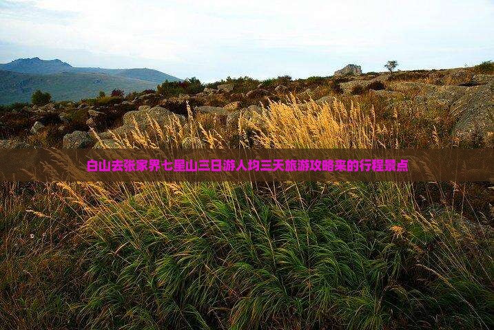 白山去张家界七星山三日游
