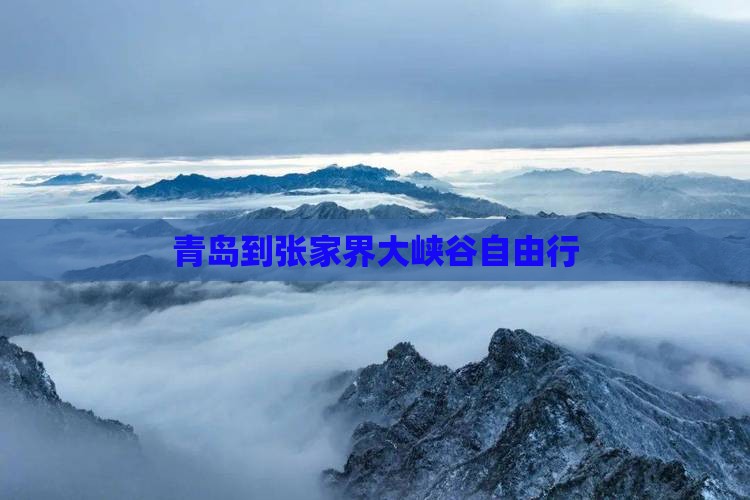 青岛到张家界大峡谷自由行