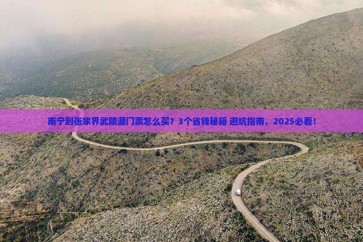 南宁到张家界武陵源门票
