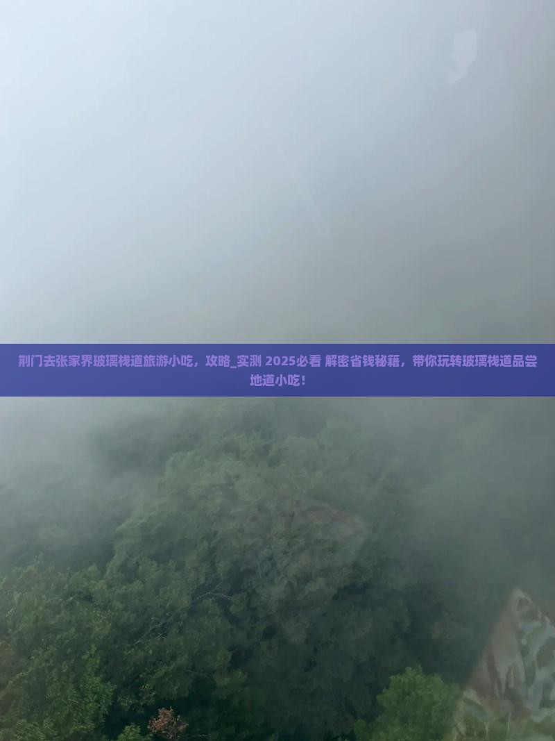 荆门去张家界玻璃栈道旅游小吃