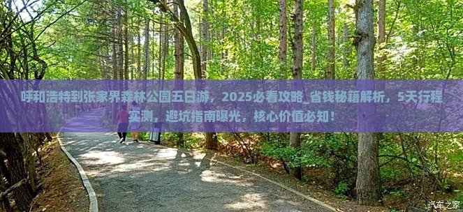 呼和浩特到张家界森林公园五日游