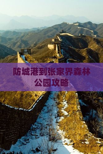 防城港到张家界森林公园攻略
