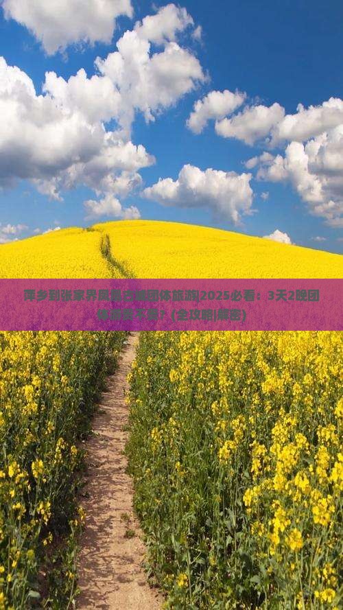 萍乡到张家界凤凰古城团体旅游
