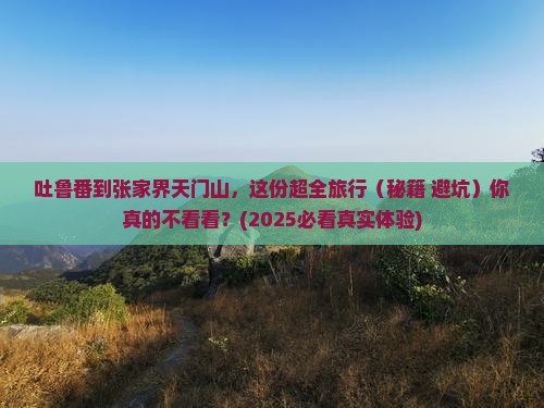 吐鲁番到张家界天门山旅行社