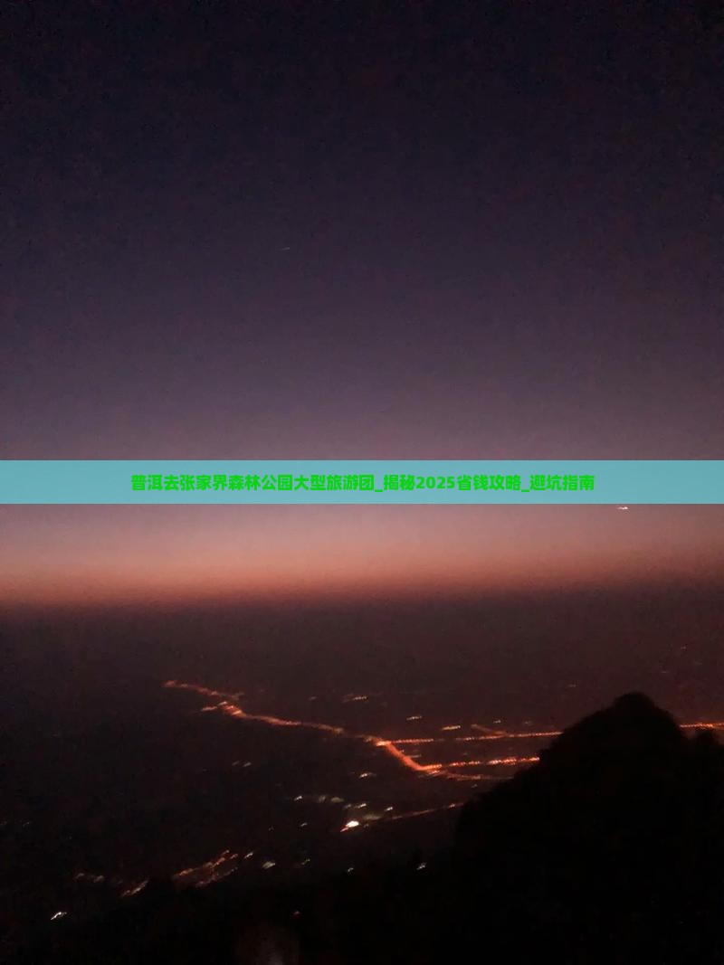 普洱去张家界森林公园大型旅游团