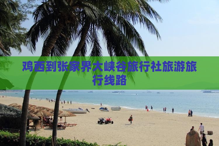 鸡西到张家界大峡谷旅行社