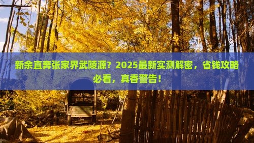 新余到张家界武陵源一日