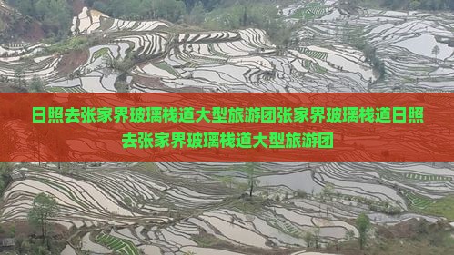 日照去张家界玻璃栈道大型旅游团
