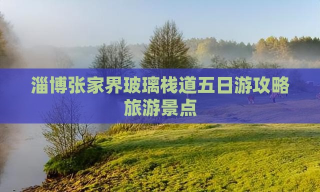 淄博去张家界玻璃栈道五日游