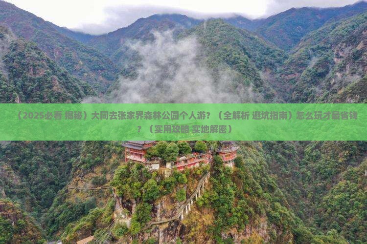 大同去张家界森林公园个人游