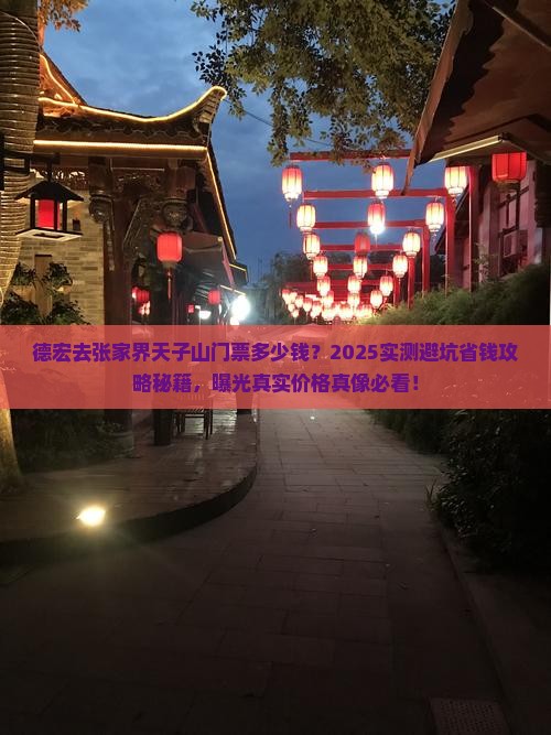 德宏去张家界天子山门票