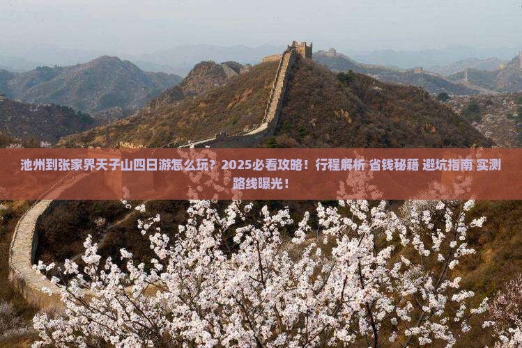 池州到张家界天子山四日游