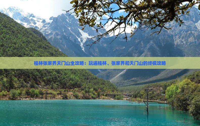 桂林去张家界天门山哪里玩