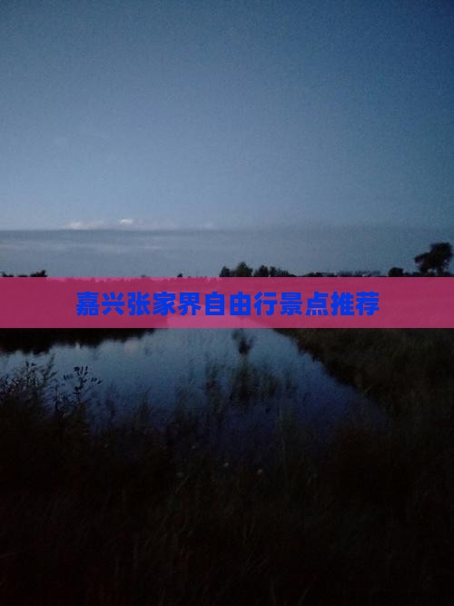 嘉兴去张家界自由团