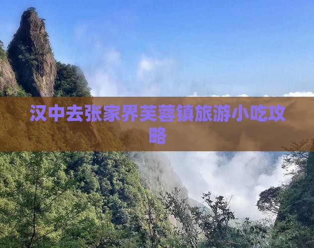 汉中去张家界芙蓉镇旅游小吃