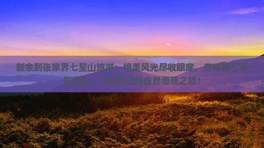 新余到张家界七星山旅游