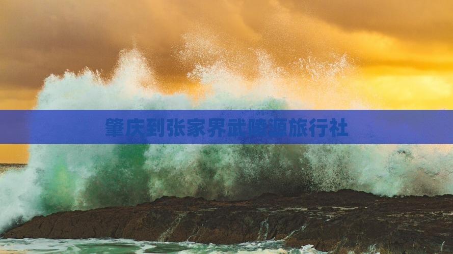肇庆到张家界武陵源旅行社