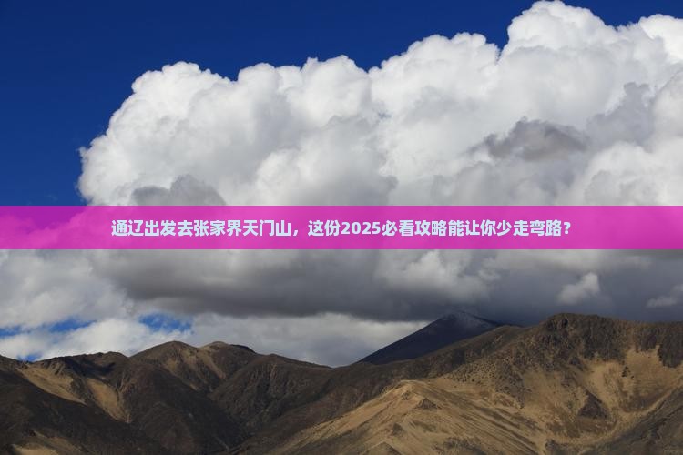 通辽市到张家界天门山个人游