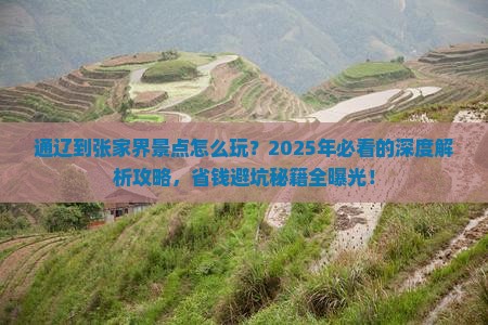 通辽到张家界景点