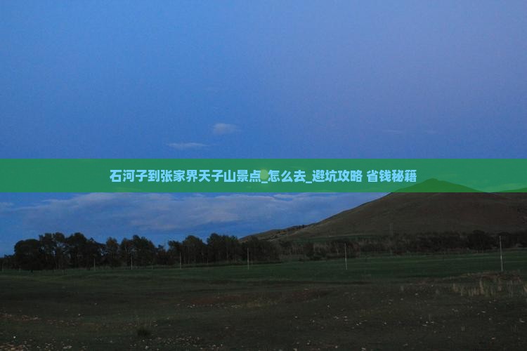 石河子到张家界天子山景点