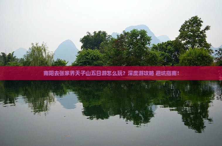 南阳去张家界天子山五日游