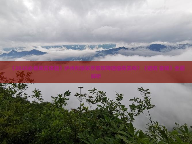 泸州到张家界玻璃栈道必去地
