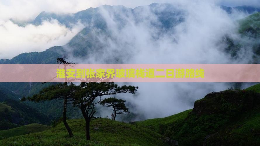 淮安到张家界玻璃栈道二日游