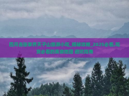 四月去张家界天子山旅游小吃