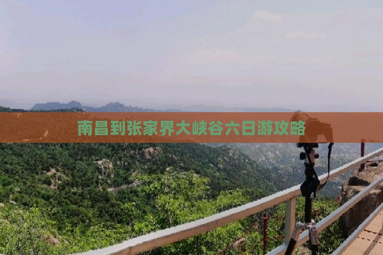 南昌到张家界大峡谷六日游